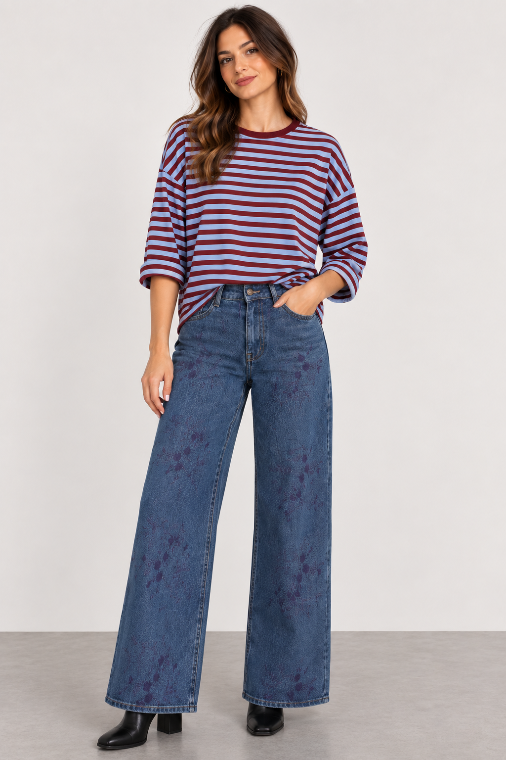 Jean Purple Flowers