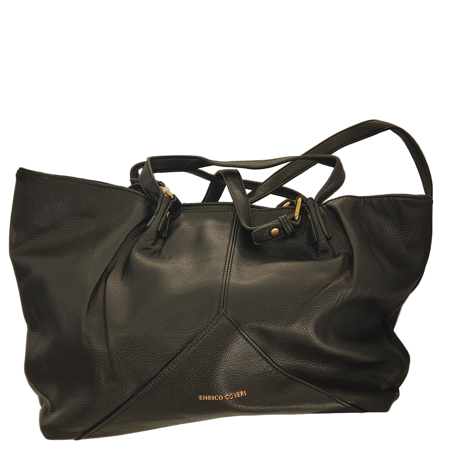 Τσάντα δερματίνη μαύρη