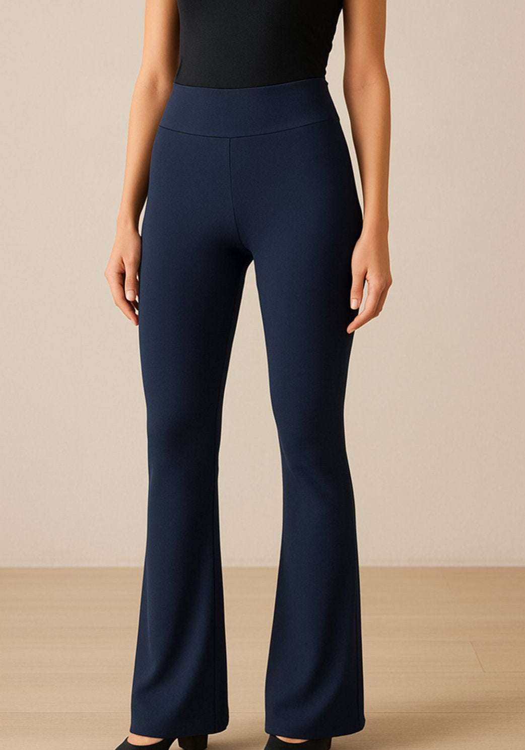 παντελόνι καμπάνα ελαστικό μπλε