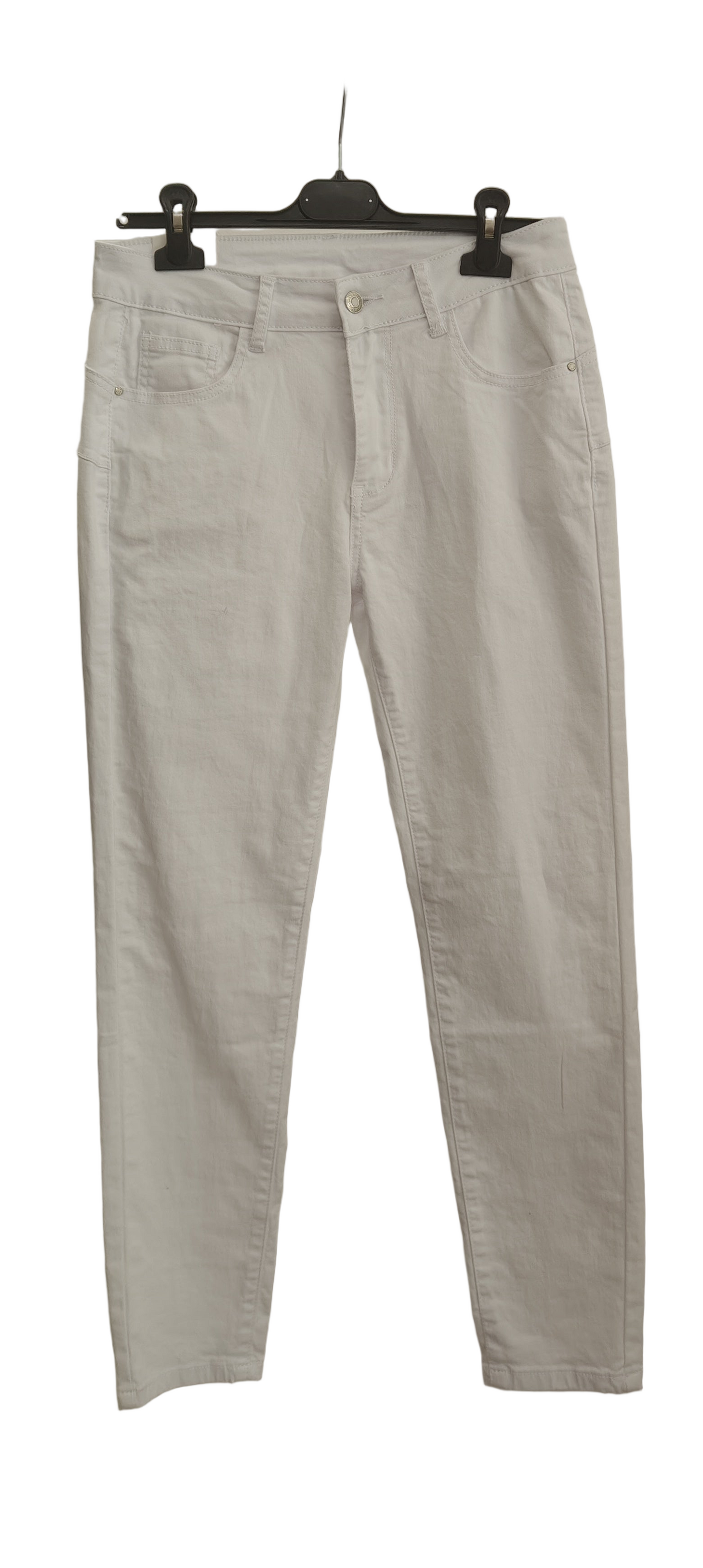 παντελόνι τζιν λευκό ελαστικό