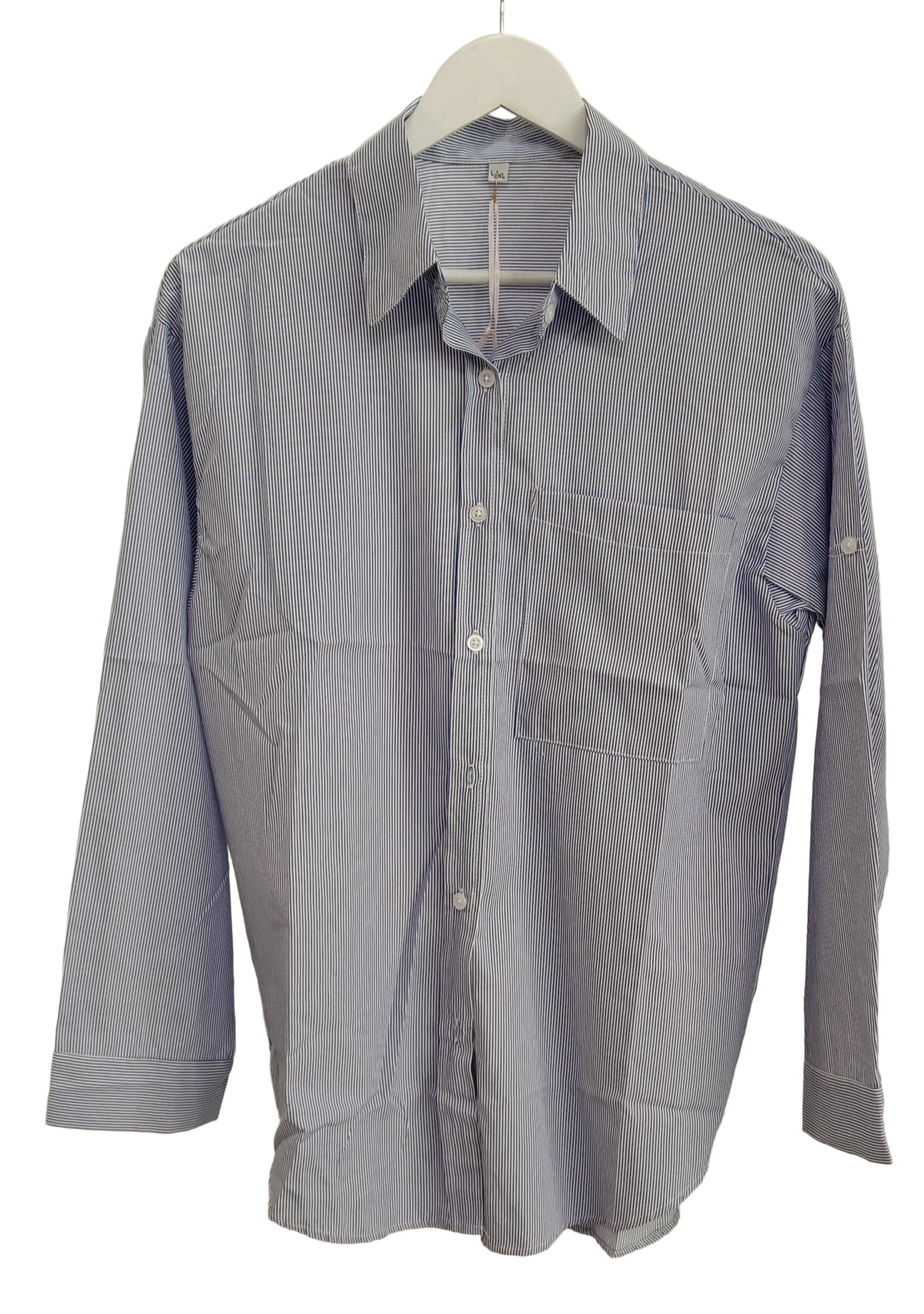 ριγέ πουκάμισο σκούρο μπλε