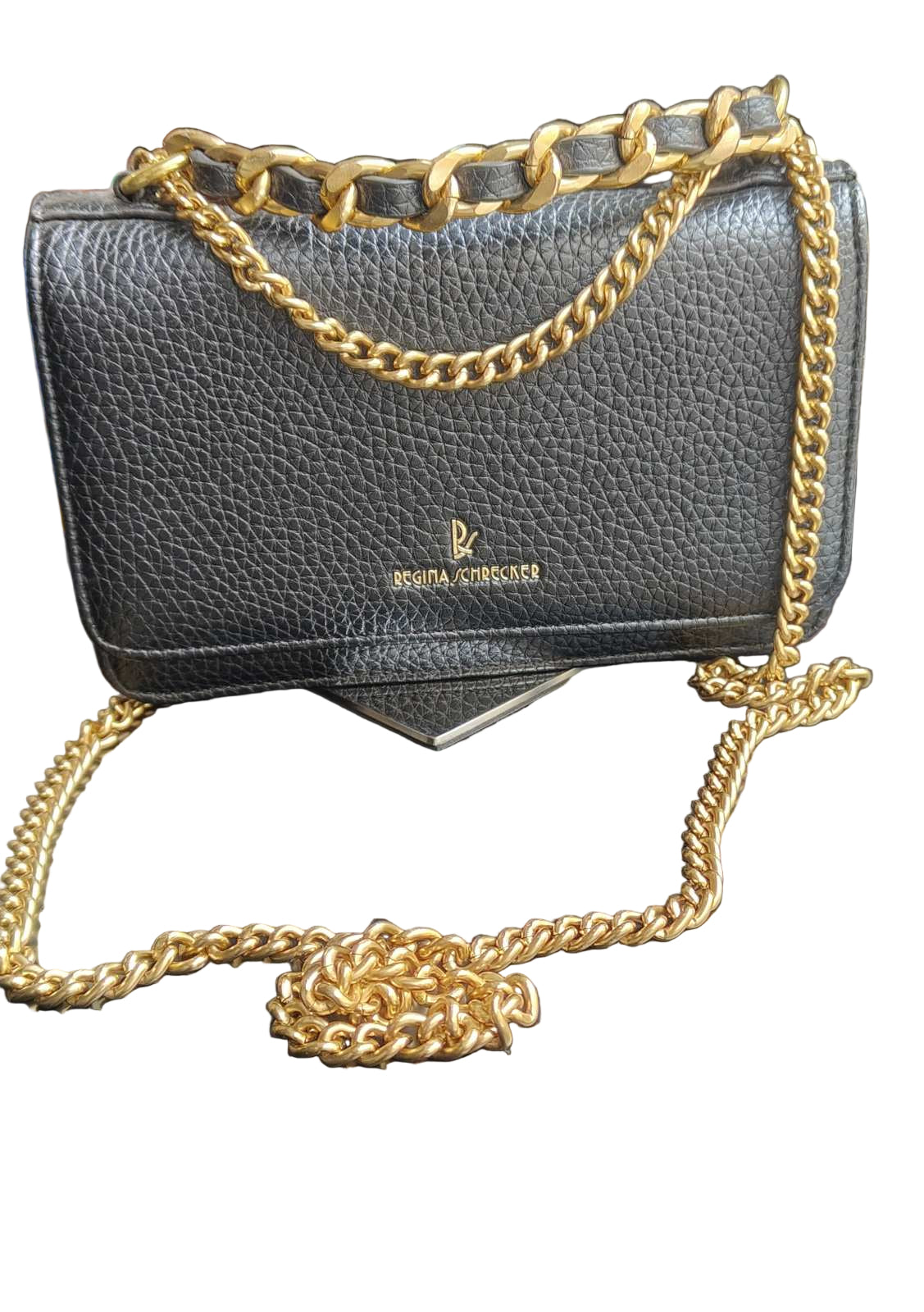 τσαντάκι μαύρο χιαστί Regina Schrecker