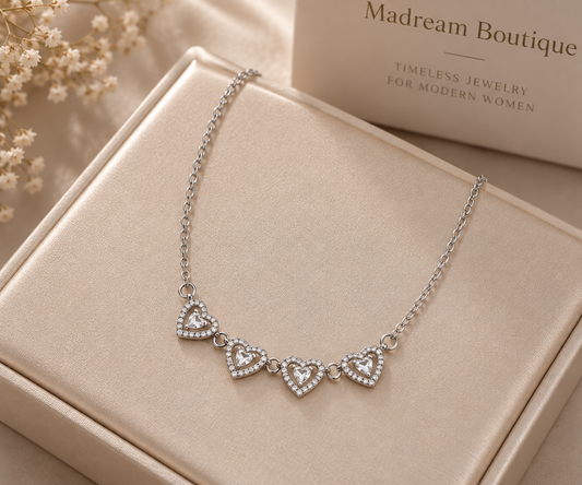 Asimi magic heart steel pendant