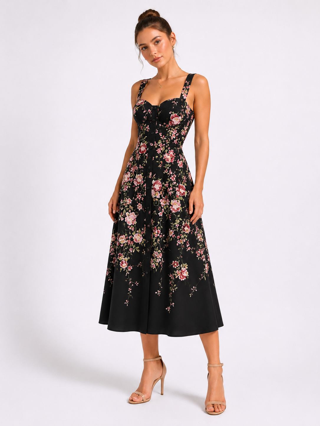 Forema midi floral 
