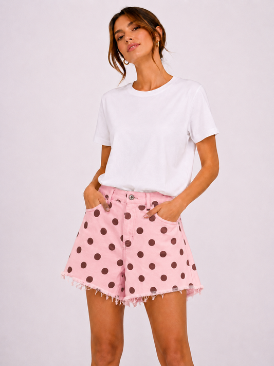Poua  shorts roz