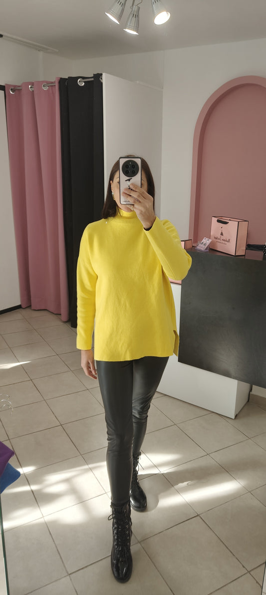 Pullover me xamhlo zivago kitrino 