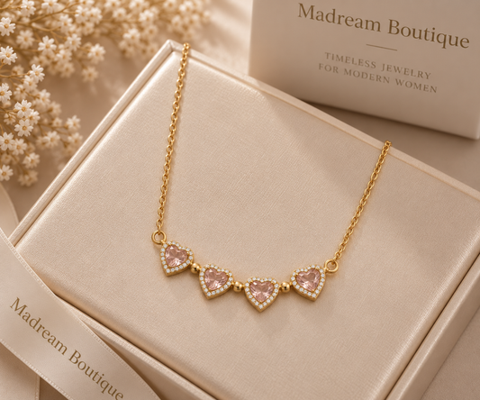 Roz magic heart steel pendant