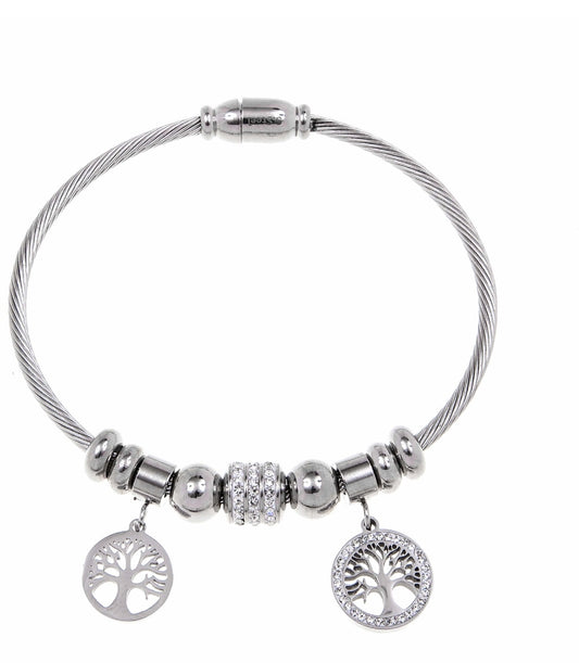 Ατσάλινο βραχιόλι τύπου Pandora life tree