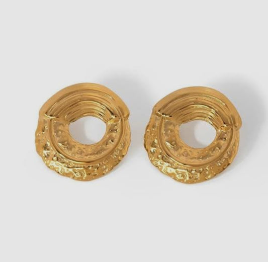 Ατσάλινα σκουλαρίκια στεφάνι